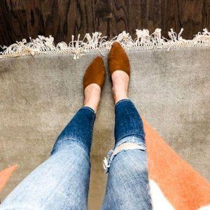 Madewell | NWT Suede Remi Mule in English Saddle